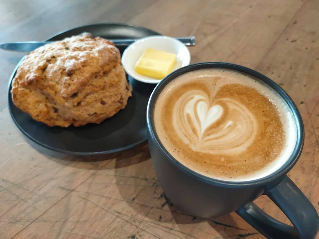 coffee and scone